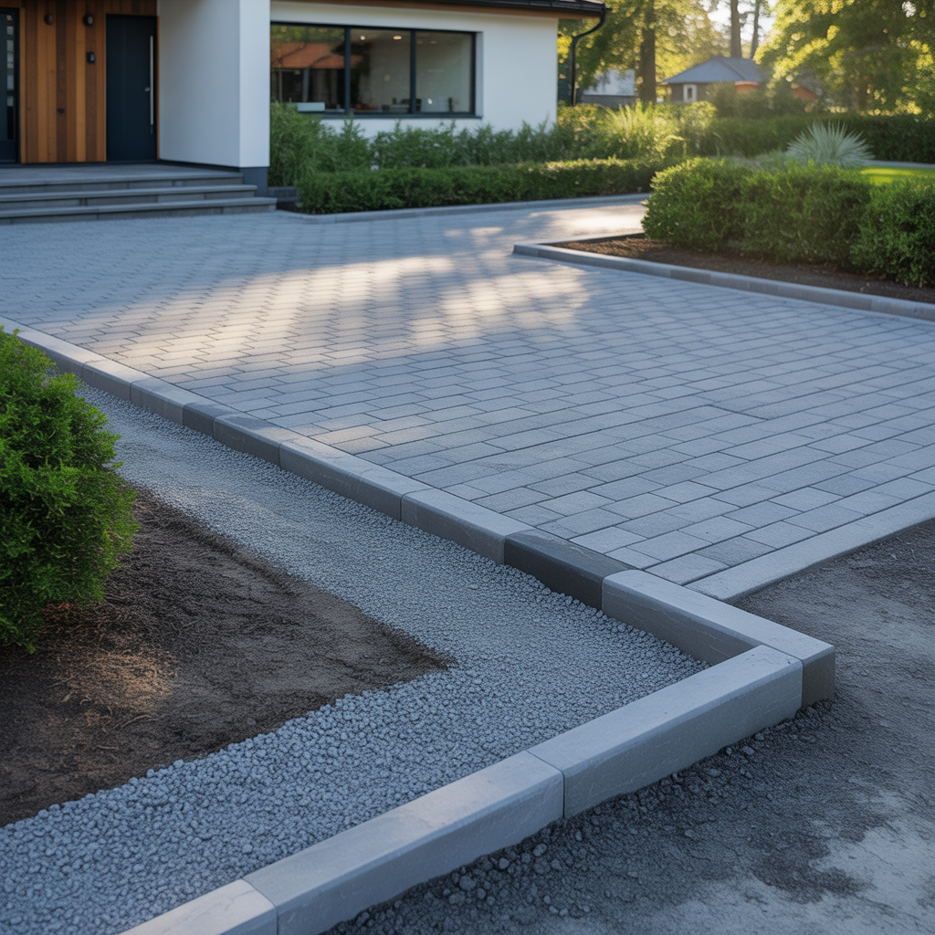 12.Hur undviker du sattningar i en nylagd uppfart